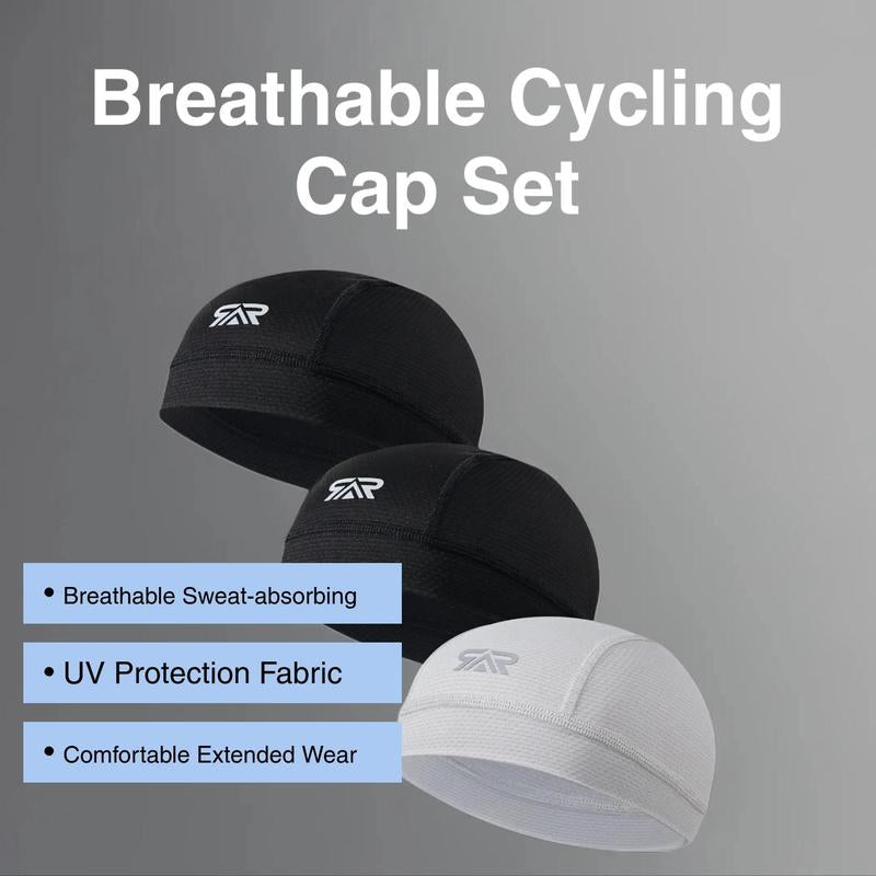 Cycling Cap, Protection Sports Cycling Cap, Outdoor Hiking Hat, Breathable Sweat-Absorbent Helmet Liner, Summer Sports Cap for Men & Women, Christmas Gift, Christmas Stocking Filler