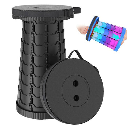 Upgraded Collapsible Stool,Portable Stools,Telescoping Stool, Max Load Capacity 500Lbs,Suitable for Outdoor Picnic Camping Gardening Fishing Hiking
