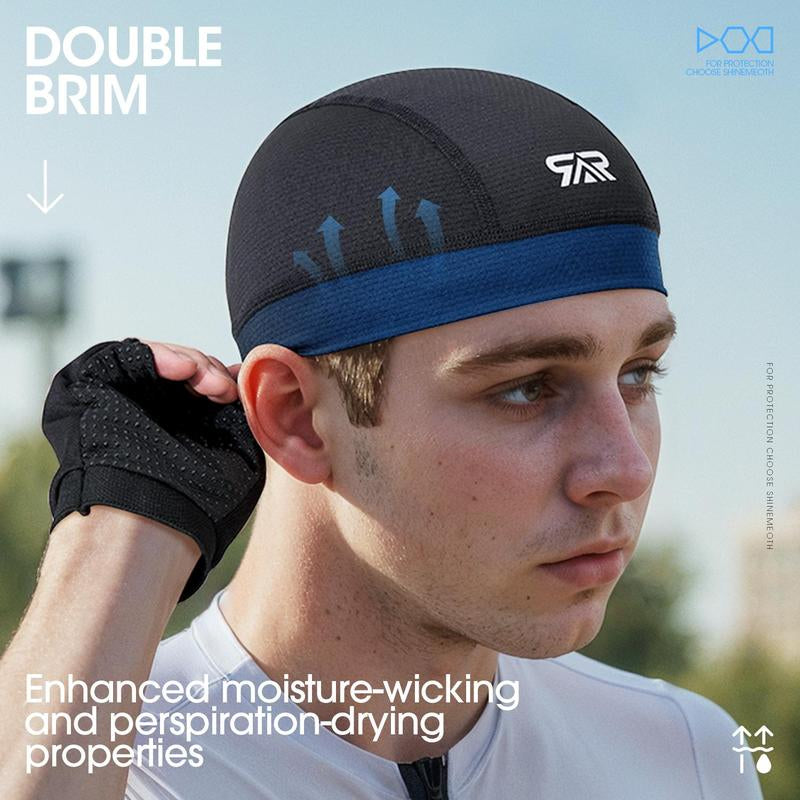 Cycling Cap, Protection Sports Cycling Cap, Outdoor Hiking Hat, Breathable Sweat-Absorbent Helmet Liner, Summer Sports Cap for Men & Women, Christmas Gift, Christmas Stocking Filler