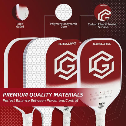 Glarollirace Pickleball Paddle | T700 Carbon Fiber Sweet Spot - USAPA Approved