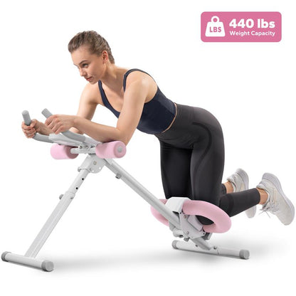 MERACH Adjustable Ab Trainer LCD Monitor Foldable Abdominal Exercise Machine Core Workout Buttocks Shaper Fitness Equipment Outdoorfun Fathersdaygift