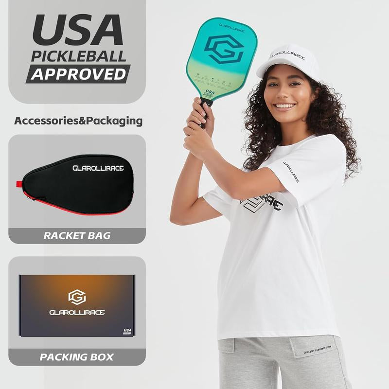 Glarollirace Pickleball Paddle | T700 Carbon Fiber Sweet Spot - USAPA Approved