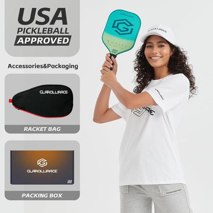 Glarollirace Pickleball Paddle | T700 Carbon Fiber Sweet Spot - USAPA Approved
